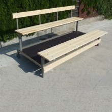 Трибуна 2-х рядная мобильная